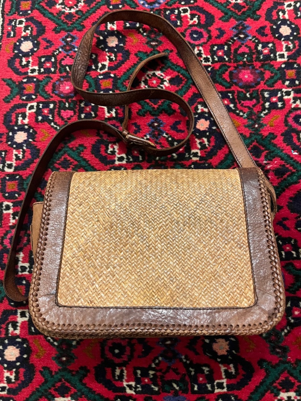 Wicker purse - vintage